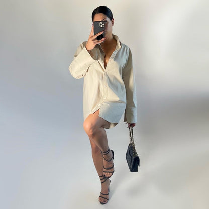 Byblomst Interconnect gentage That Effortless Look Shirt Dress – POSTURE